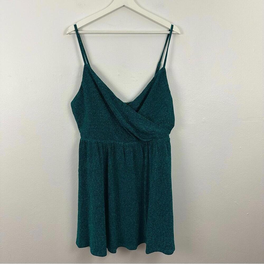 Lulus Green Skater Dress Women's Size XL